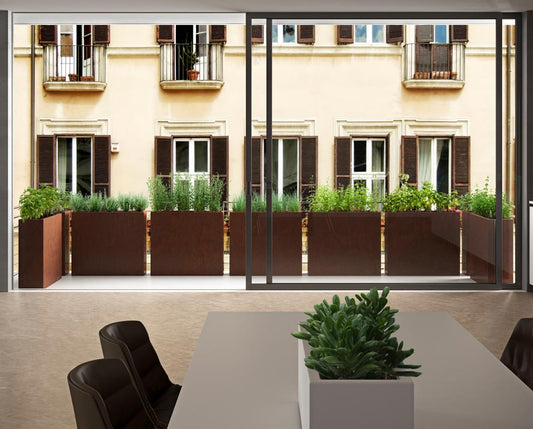 3x KUBE High Slim, Grün Zuhause